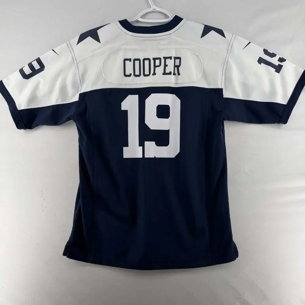 1236 YL Nike NFL Dallas Cowboys Amari Cooper Youth On Field Game Jersey